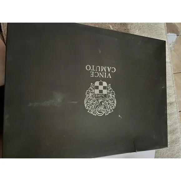 VINCE CAMUTO Suede Mid-Shaft Boots Zelcinna 8.5M US - Sand (Tortilla) - NEW - Picture 3 of 7